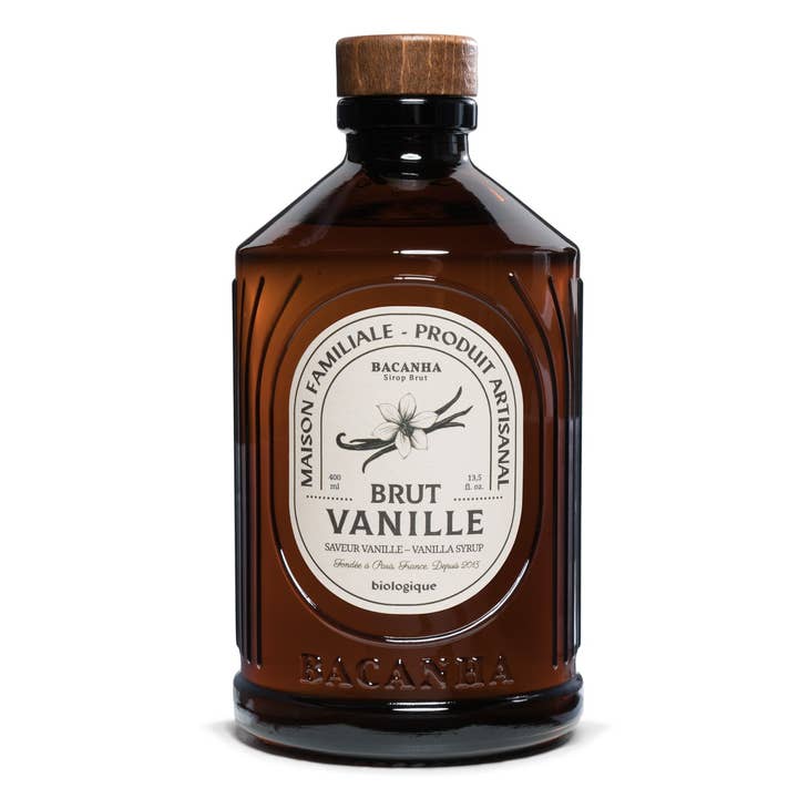 Bacanha Brut Vanilla Syrup 400ml - organic