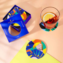 Load image into Gallery viewer, Capri Cocktail Coasters (12)
